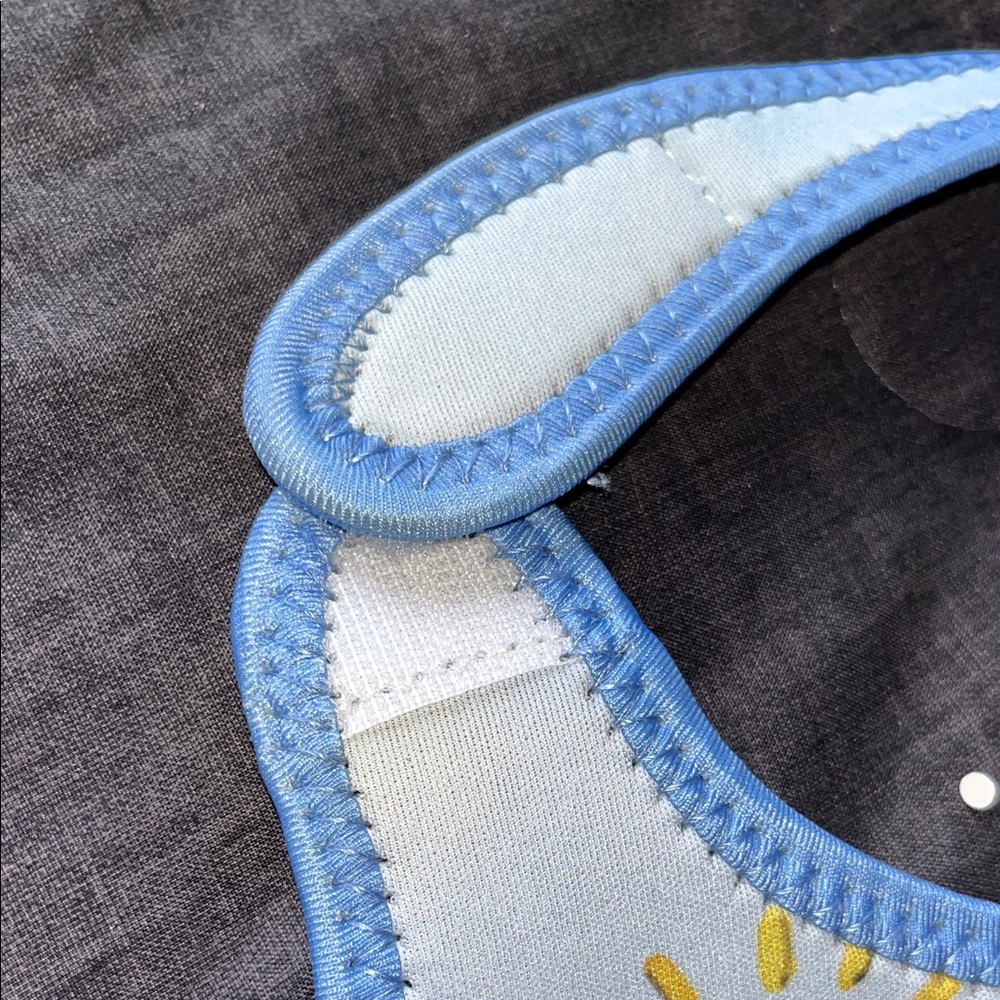Blue Nautical Bib - Picture 2 of 4